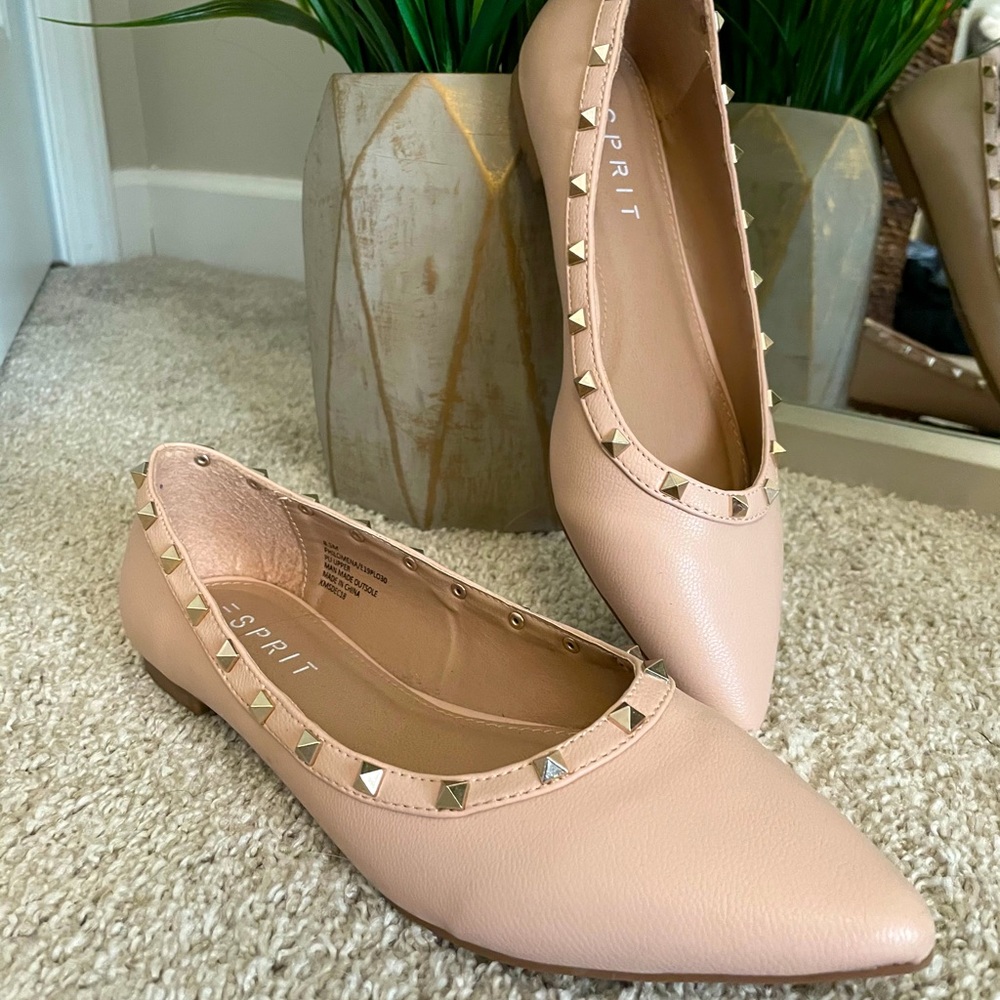 Esprit blush pink flats